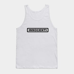 Vintage Innocenti logo 1960-70's - Innocenti Mini, Lambretta - black print Tank Top